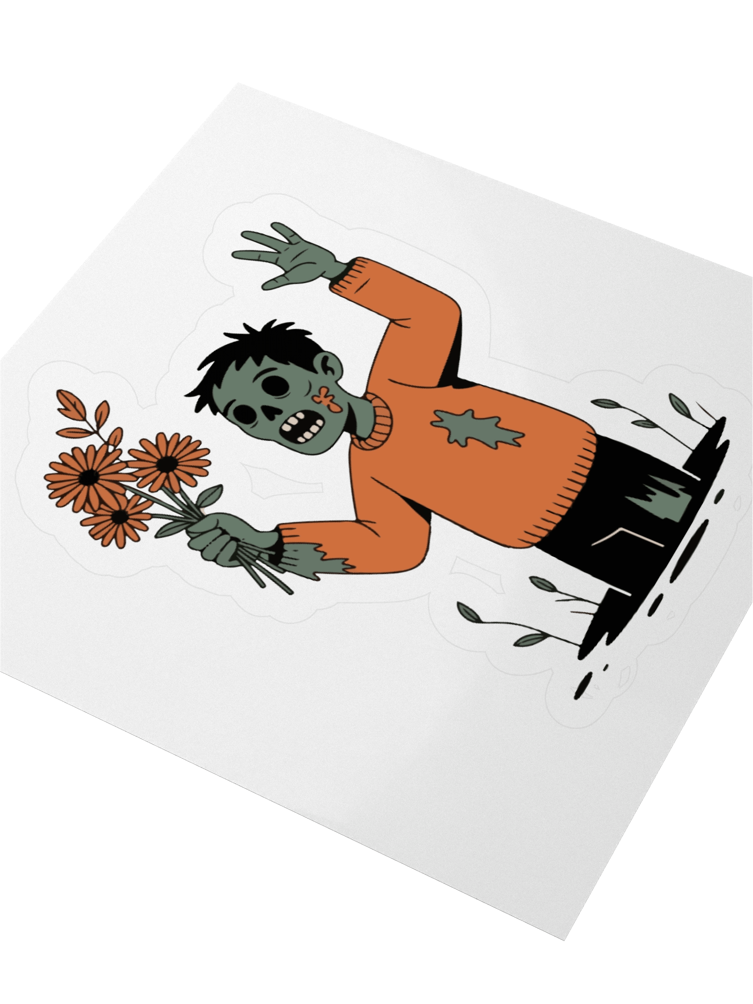 Bouquet Zombie Kiss Cut Stickers product image (8)