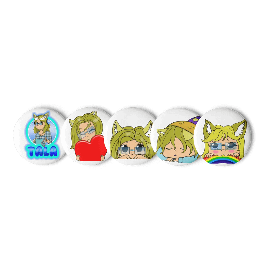 Galactic Gamer Cat Pin Set product image (1)