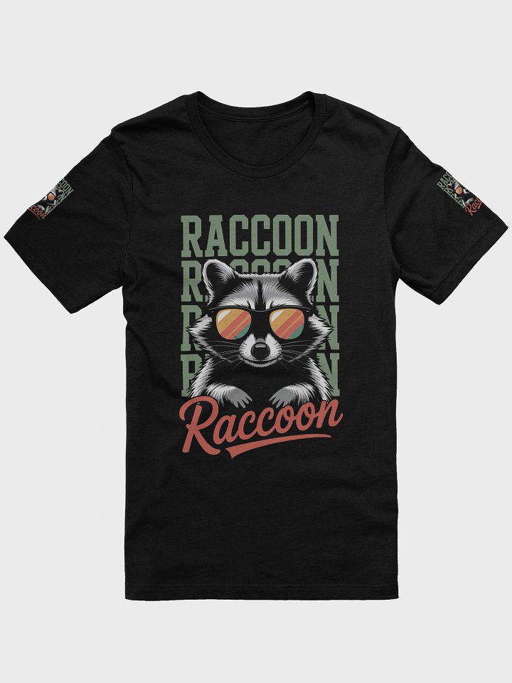 Cool Raccoon Shades T-Shirt product image (1)