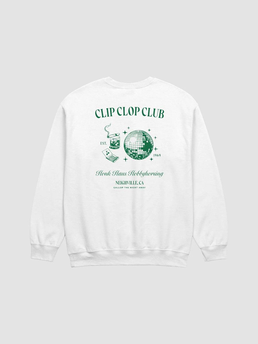 clip clop club printed crewneck product image (4)