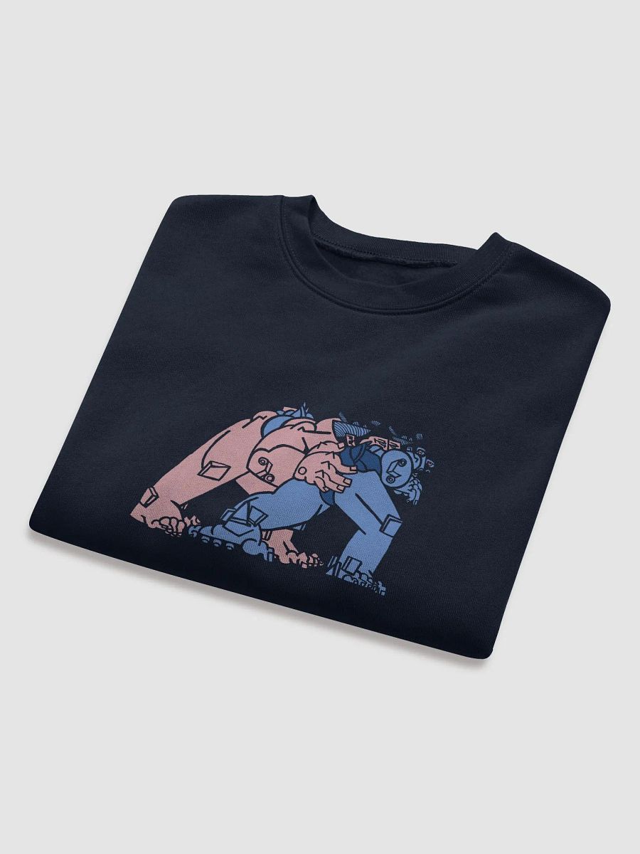 o s h i t a o s h i (d a r k) //F L E E C E C R O P S W E A T S H I R T product image (3)