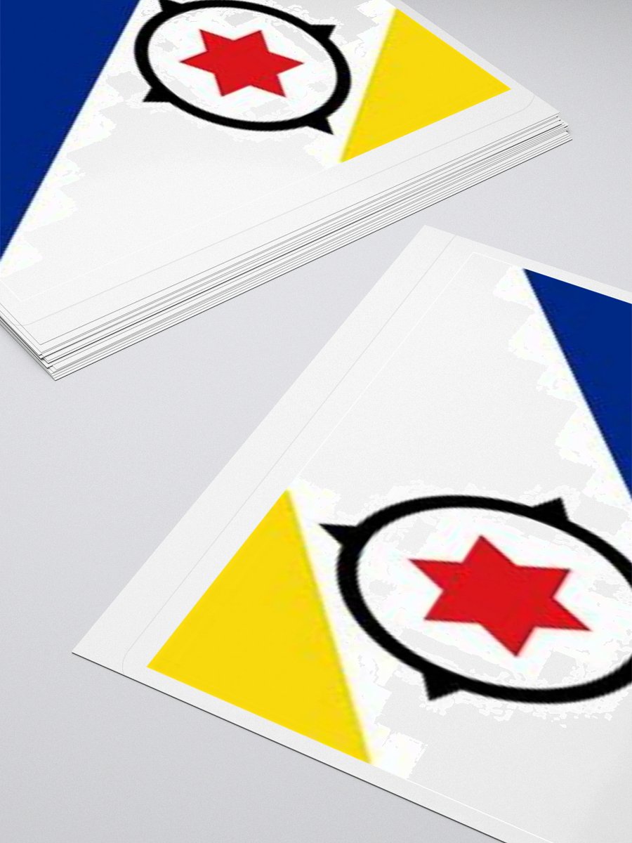Exclusive Bonaire Flag Kiss-Cut Stickers - High-Quality Vinyl, Multiple Sizes product image (10)