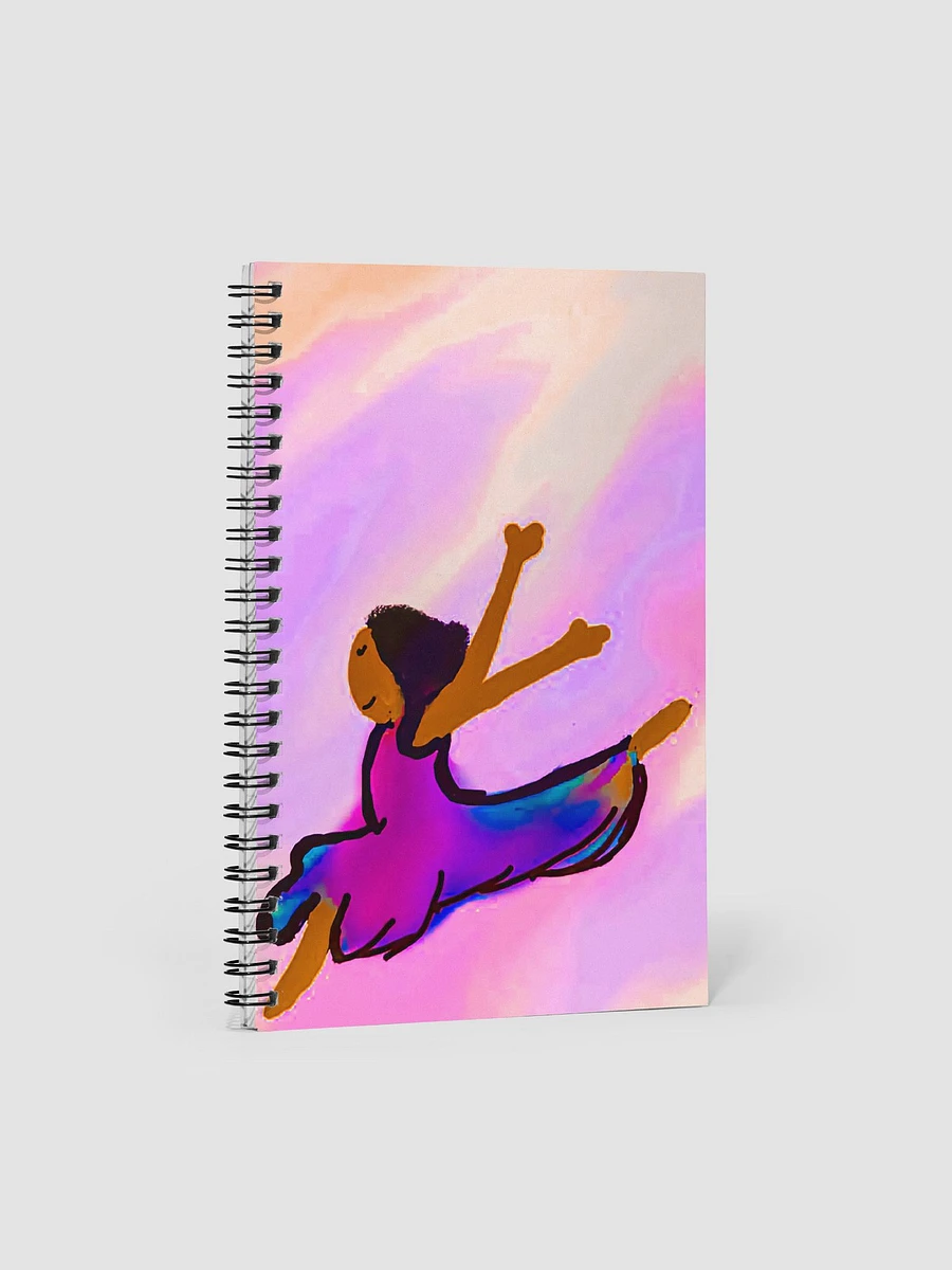 Leap for the Sky! Spiral Notebook with 140 dotted pages product image (1)