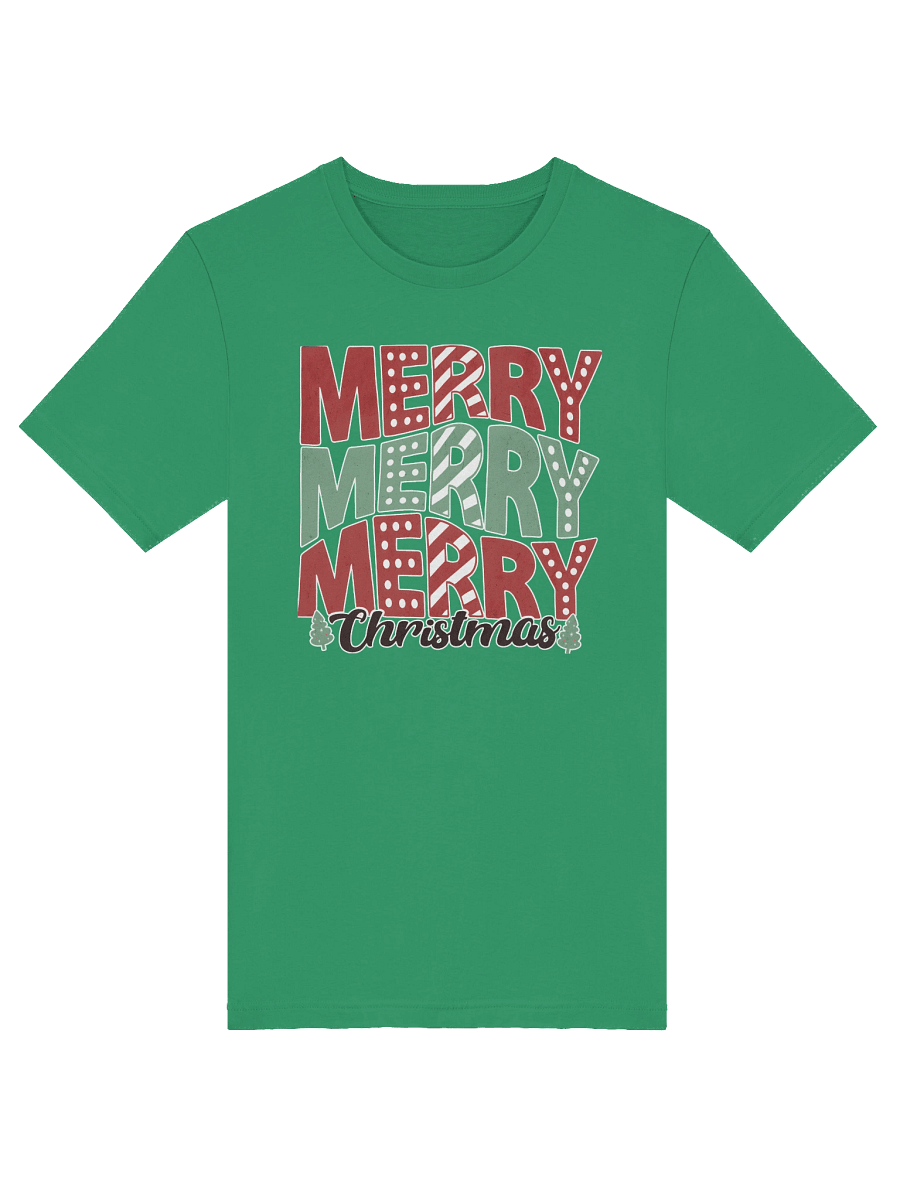 Merry Merry Merry Christmas Tee product image (5)