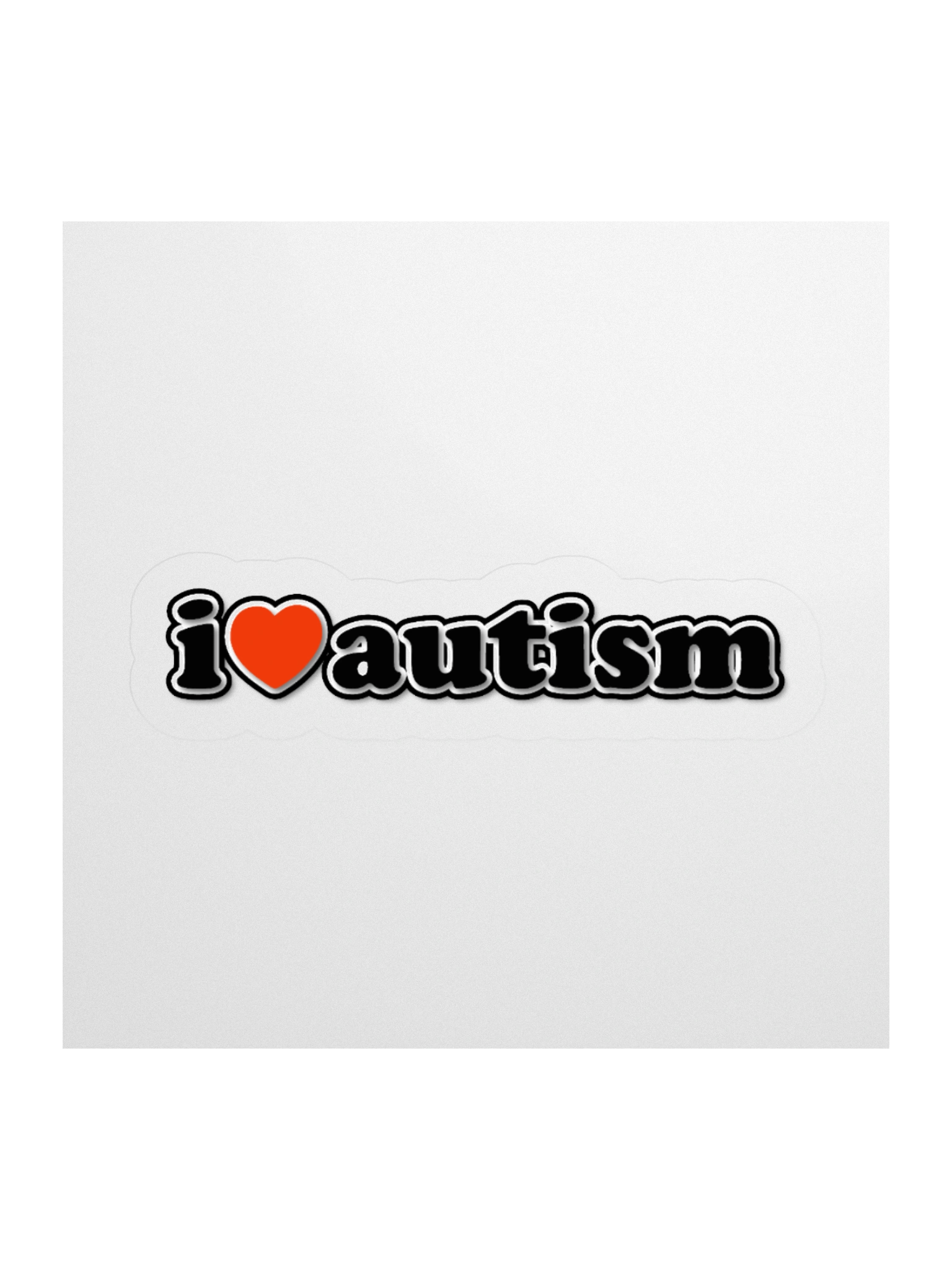 I Heart Autism Sticker product image (1)
