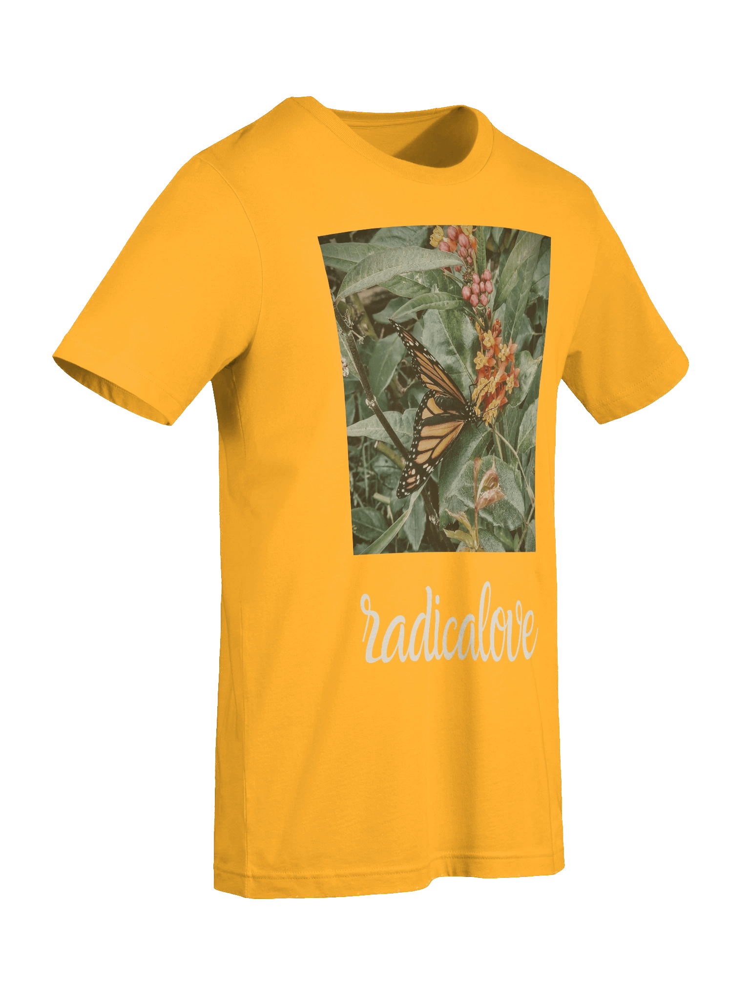 "butterflies" Comfort Tee - Yellow product image (9)