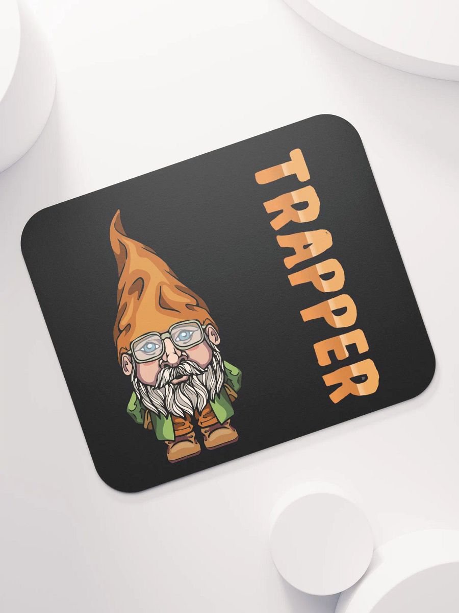 Trapper Logo Mouse Pad - Dark Background product image (7)
