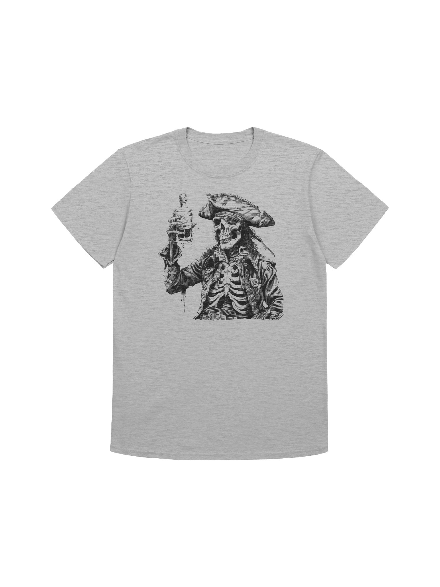 Pirate Skeleton Toast Unisex T-Shirt product image (1)