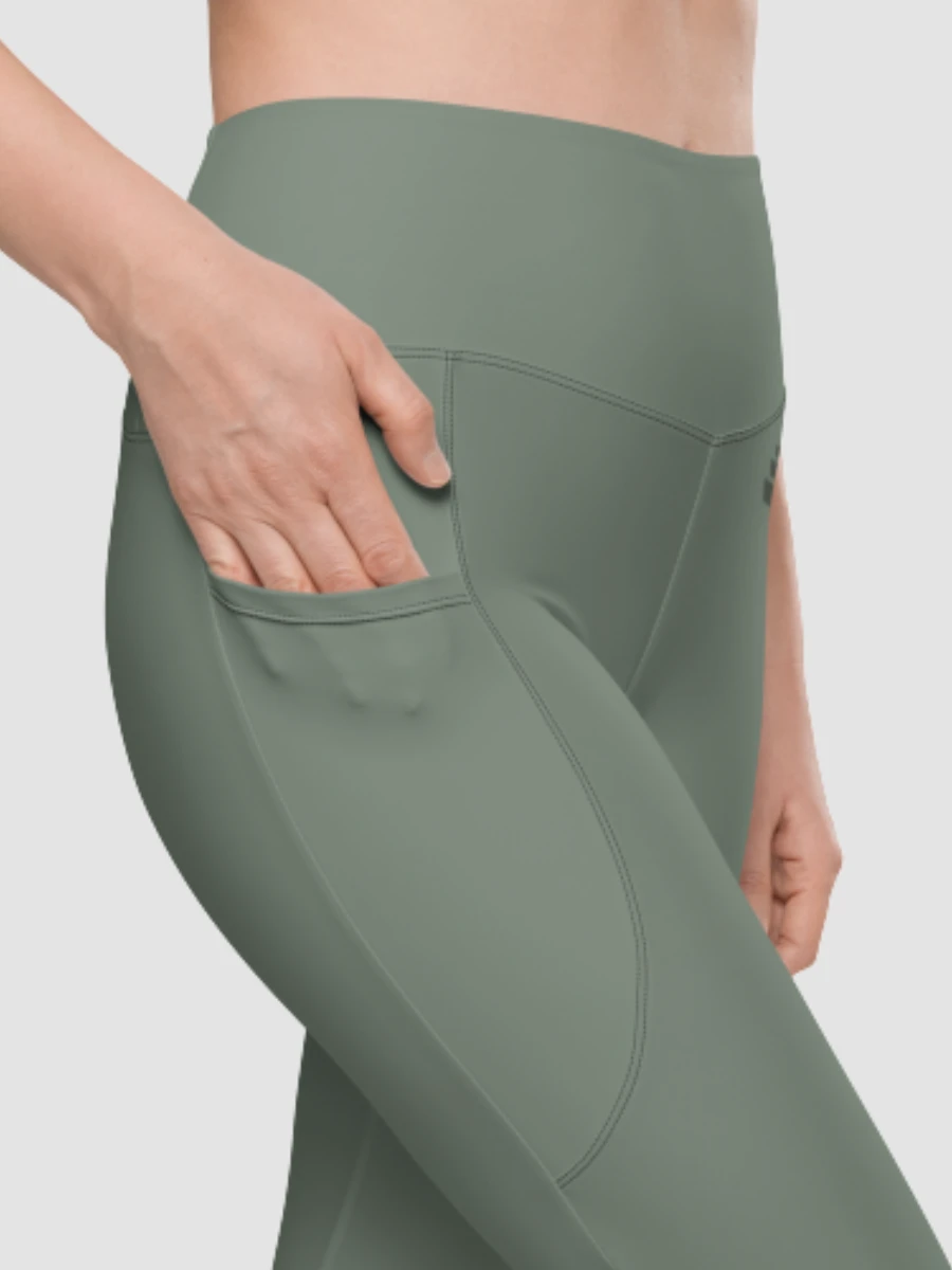 Leggings with Pockets - Sage Green product image (5)