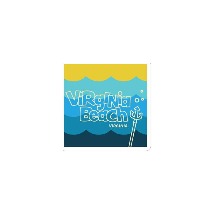 Virginia Beach Waves Magnet product image (1)