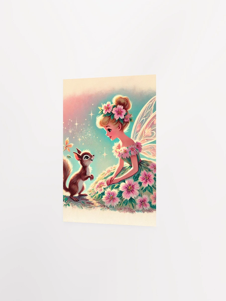 Flower Fairy and Squirrel Premium Matte Poster product image (15)