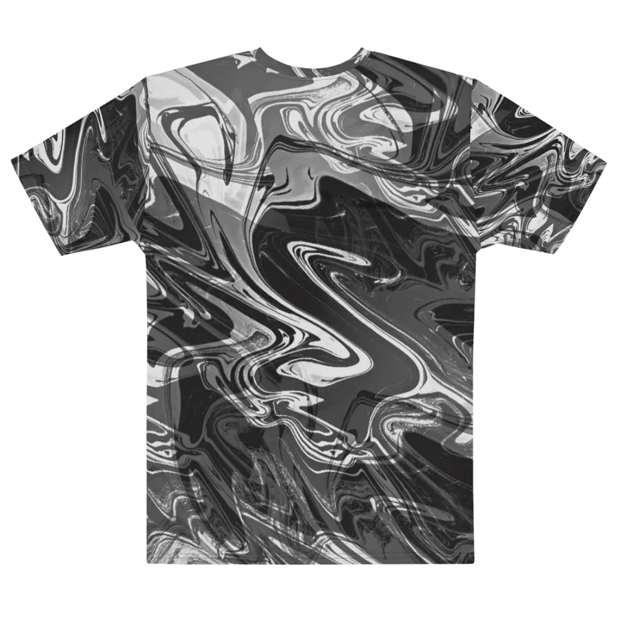 Black and White Swarm Pattern Urban Design T-Shirt product image (6)