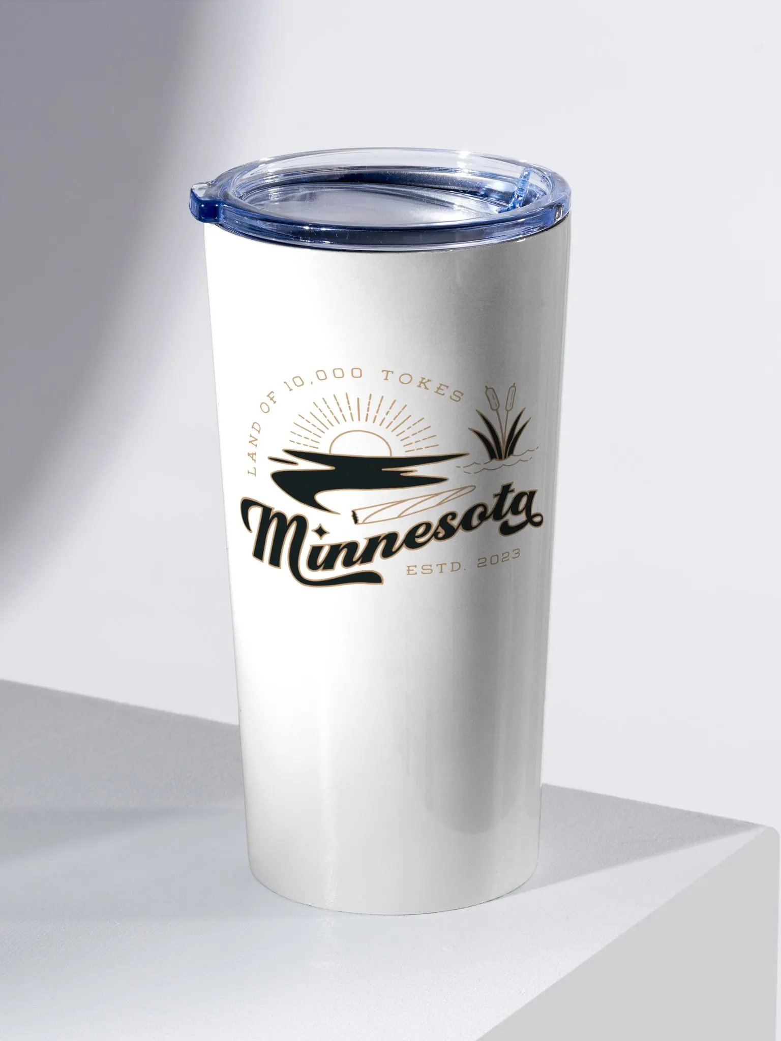 Land of 10,000 Tokes ✧ Minnesota Cannabis Lake Tumbler product image (1)