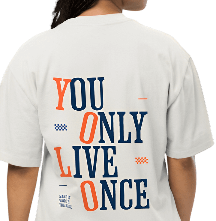 You only live once unisex tee product image (1)