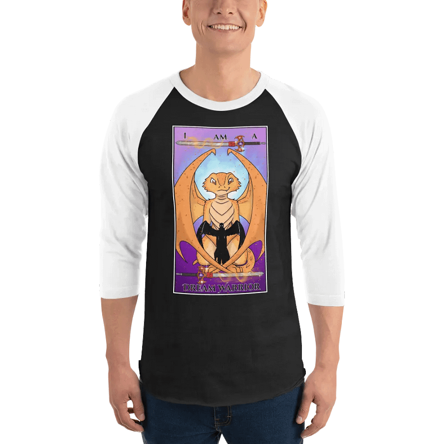 Day of the Dragon Tarot Card Baseball Long Sleeve Shirt product image (13)