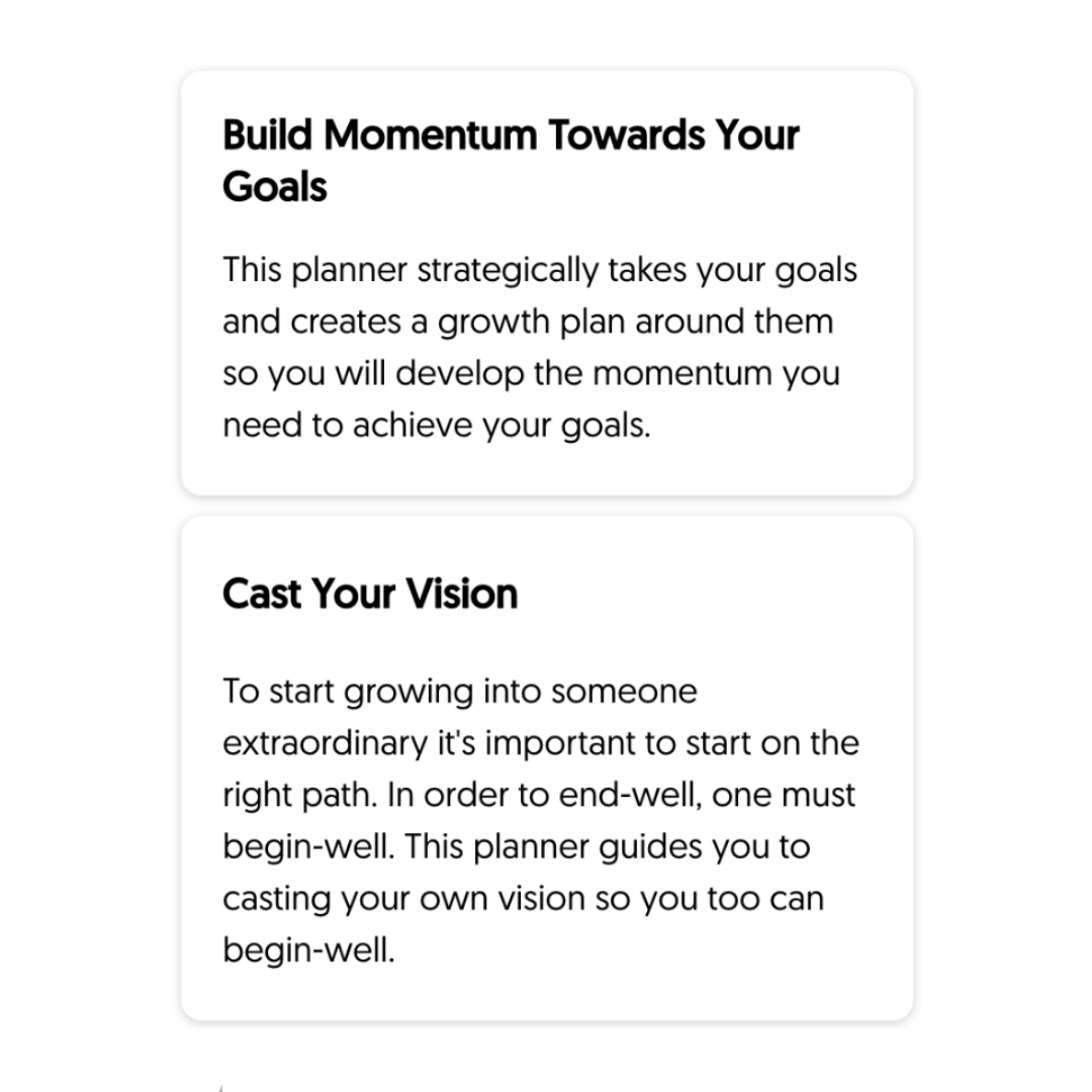 The Growth Goals Planner product image (4)
