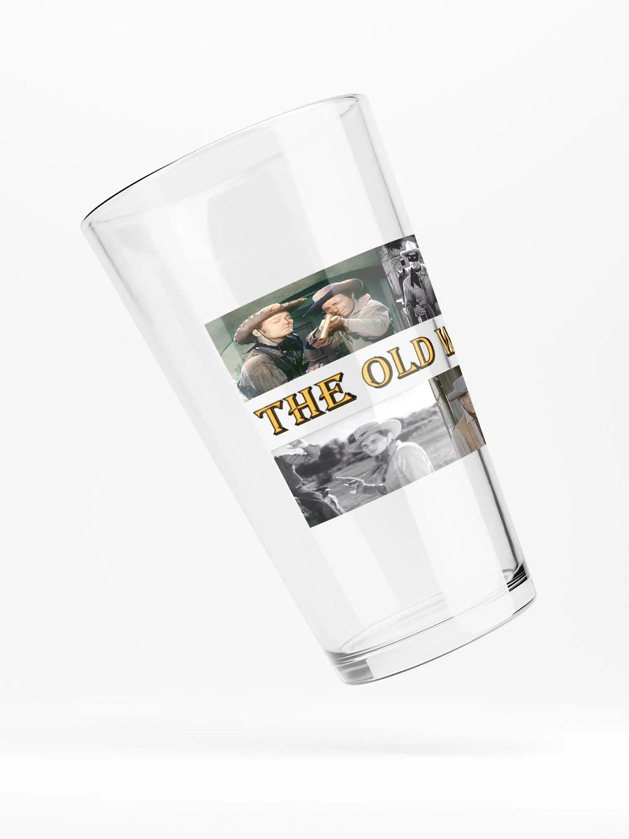 "Turbid" Vintage Western Collage Shaker Pint Glass product image (4)