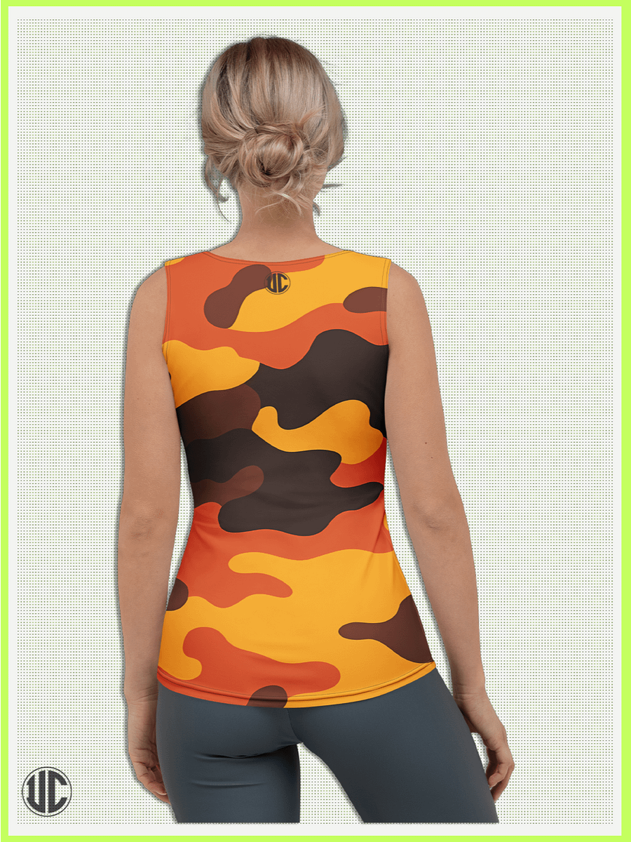 Savage Sunset Orange Camo – Women’s Tank Top product image (2)