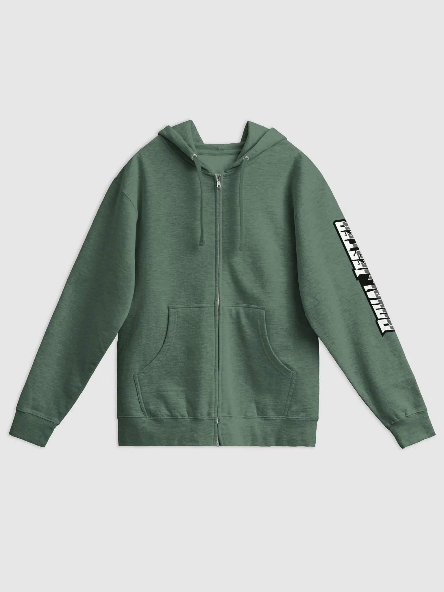 WHAT DOES BEAVER TASTE LIKE? (WHITE TEXT ZIP-UP) product image (4)
