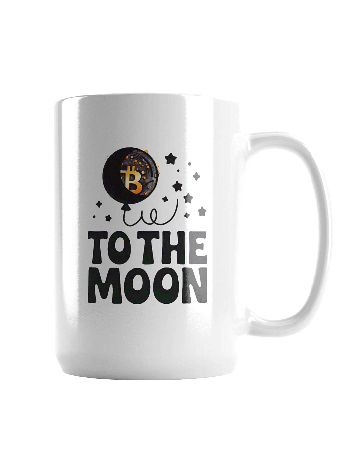 Bitcoin To The Moon Mug, Crypto Gift for Traders, Coffee Crypto Cup product image (1)