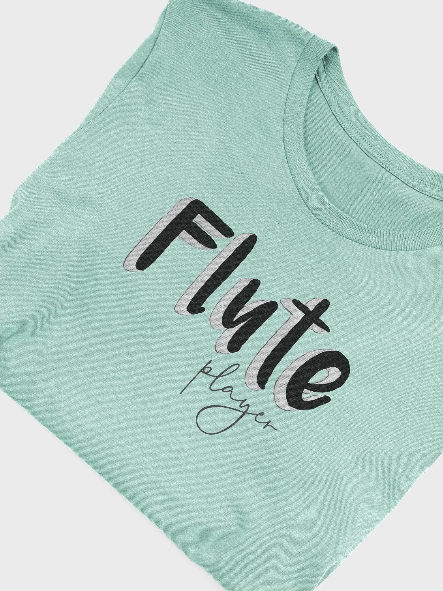 3D Flute Player Typography T-Shirt - Unisex product image (7)
