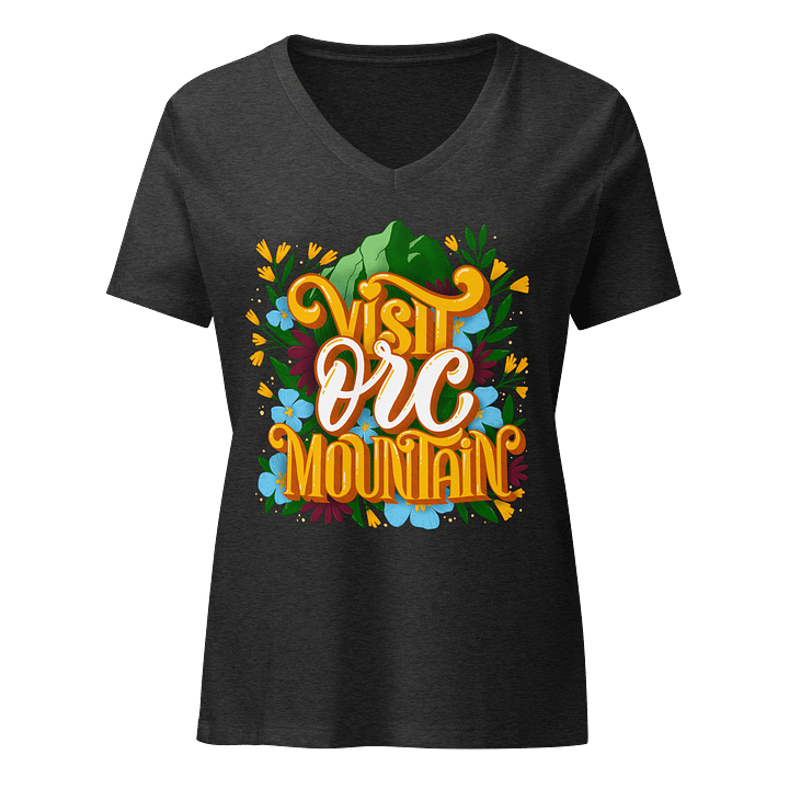 "Visit Orc Mountain: Summer" Women's V-neck T-shirt product image (1)