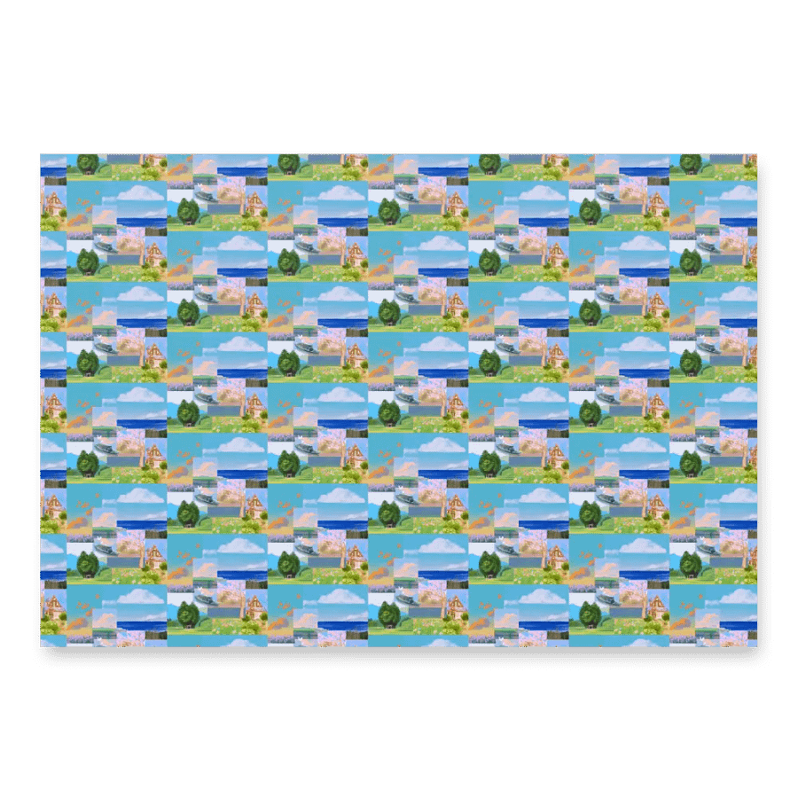 Screencap of Peace Collage Wrap Set (Set of 3) product image (6)