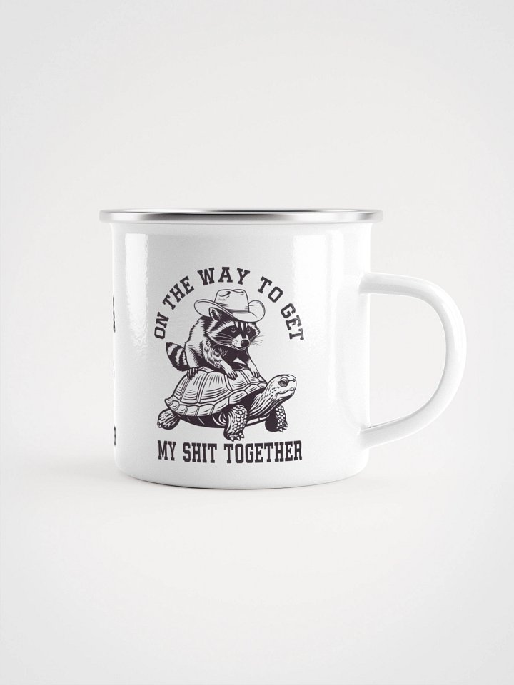 On The Way Enamel Mug product image (1)