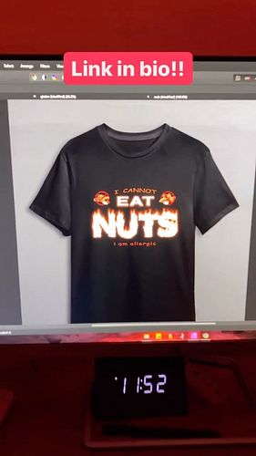 Link in bio 🥜 send this to your friend with a peanut allergy to show you care <3 if they wear this shirt, they’ll never be se...