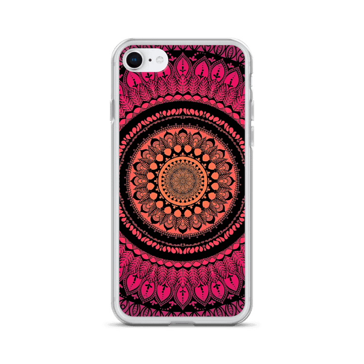 Pink mandala phone cover product image (2)