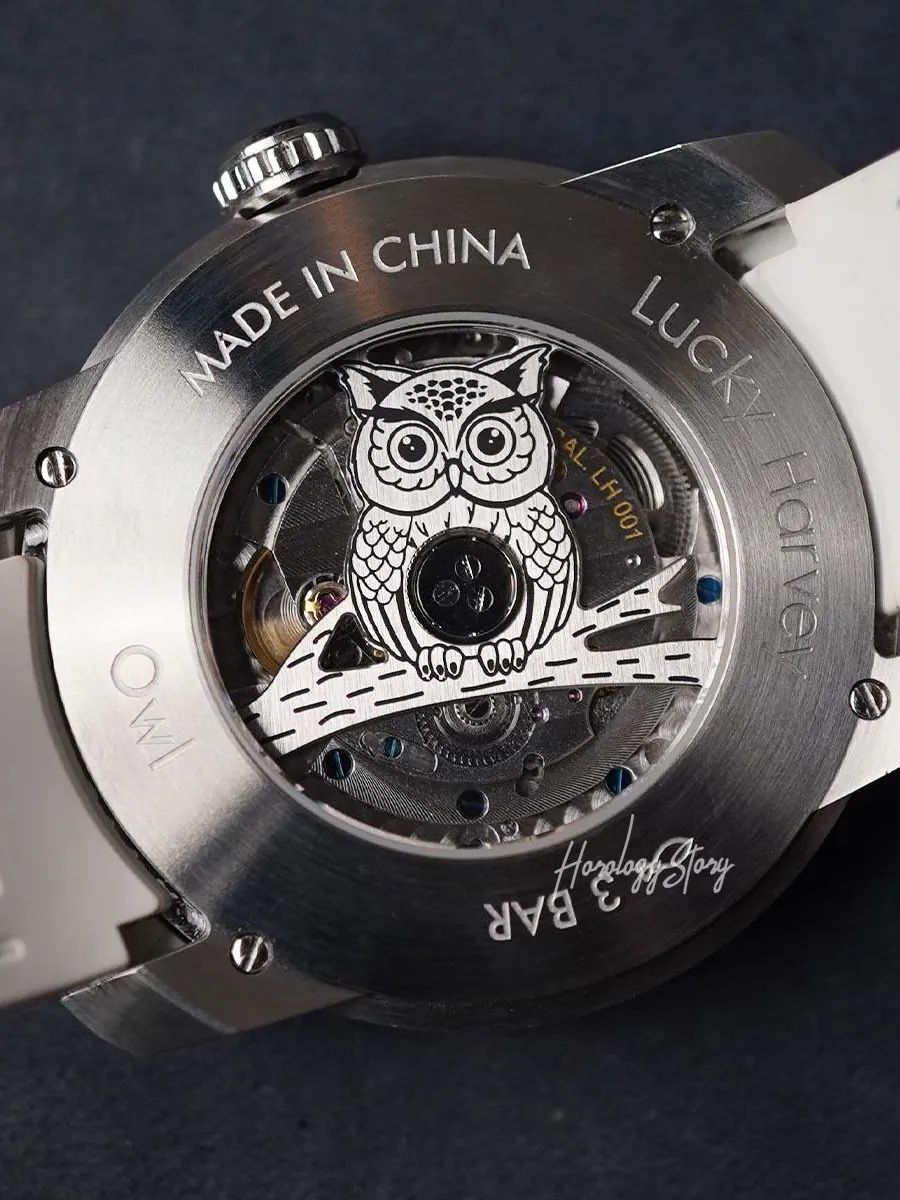 Lucky Harvey Silver Owl Blinking Eyes Automatic product image (10)