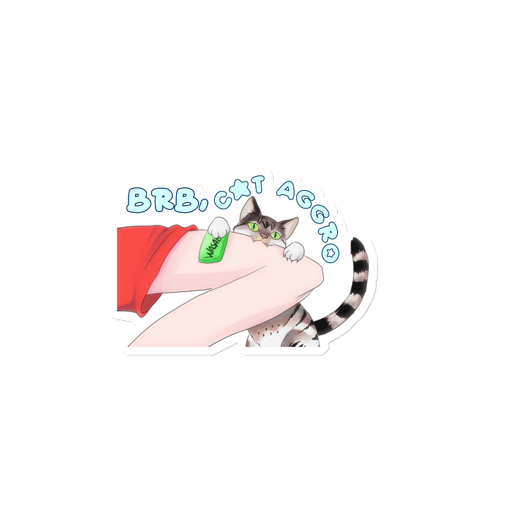 BRB, Cat Aggro - Die-Cut Magnet product image (2)