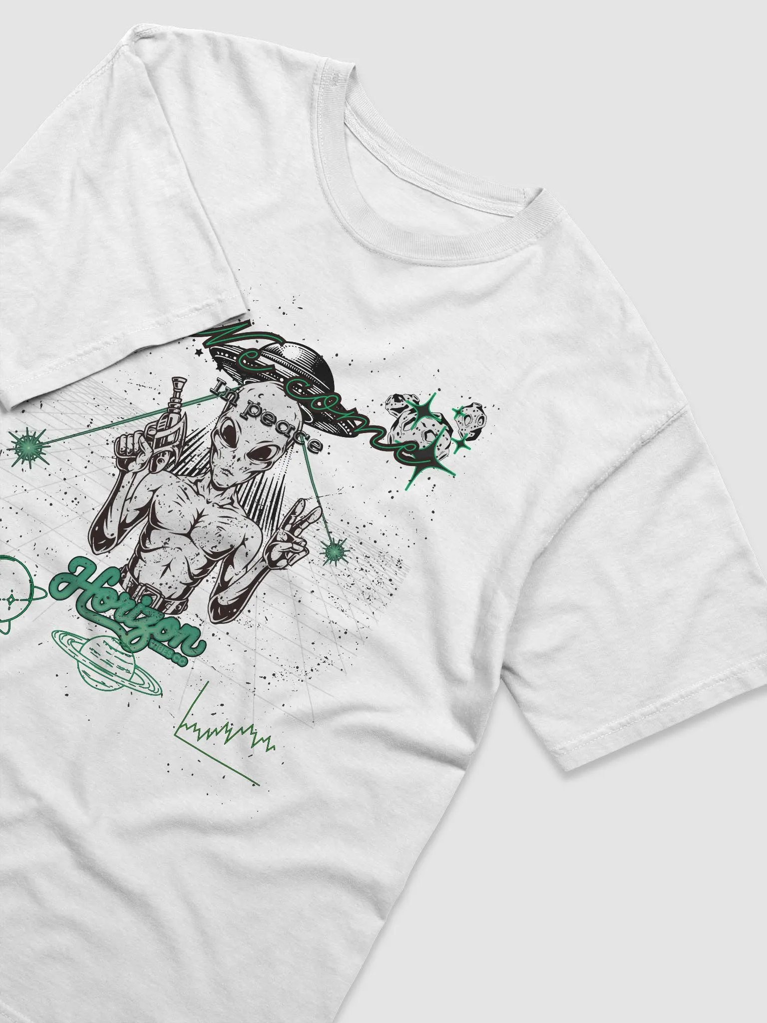 Peaceful Alien Graphic Tee product image (3)