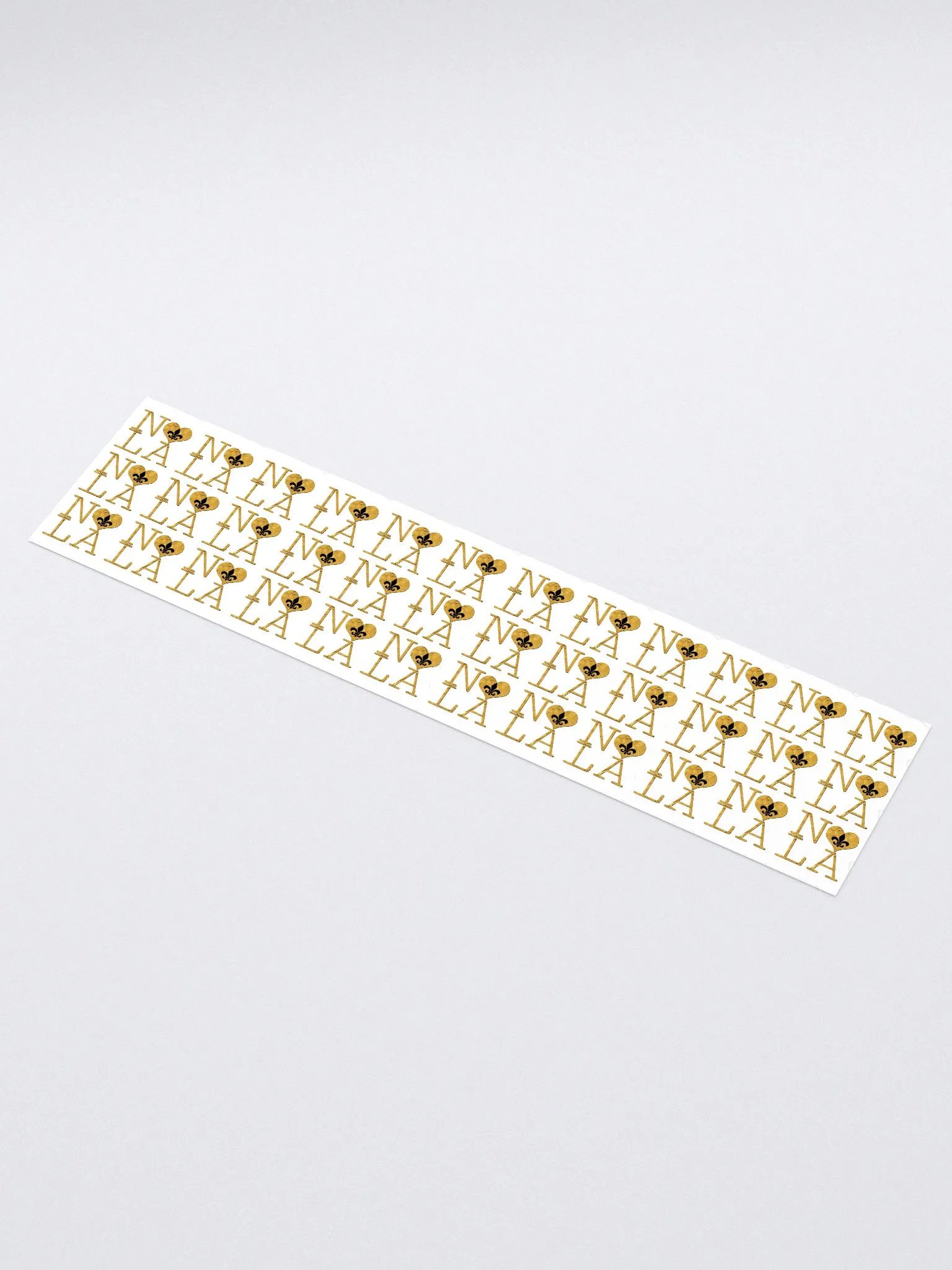 I LOVE NOLA **LEGACY STICKER** (GOLD WRAP FULL LONG) product image (1)