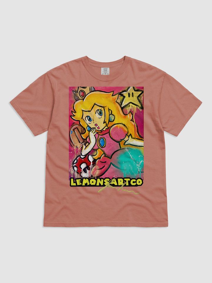 Peach Graffiti Soft Cotton Tee product image (1)