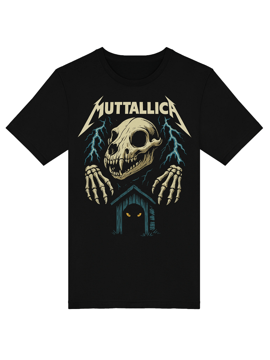 MUTTALLICA Dog Skeleton Shirt – Heavy Metal Parody Tee product image (5)