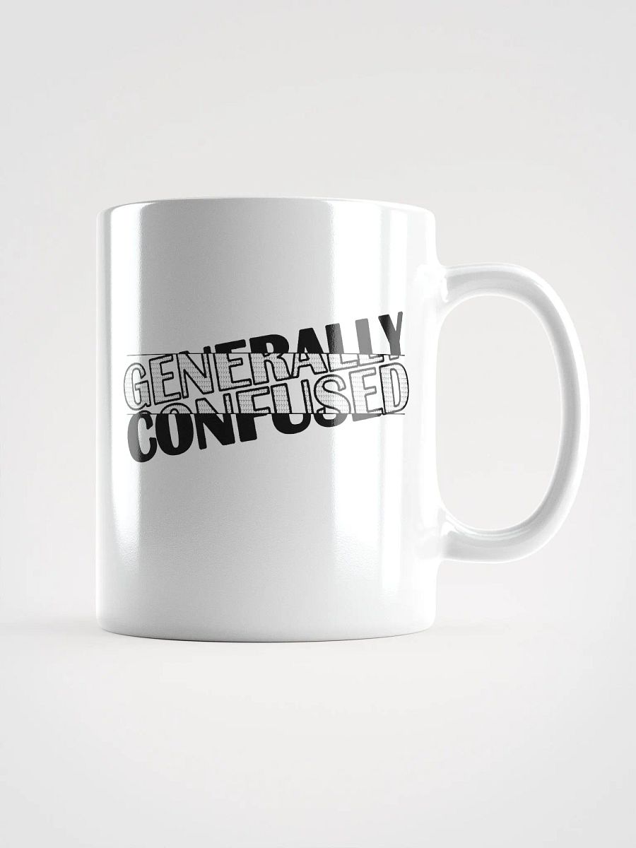 Generally Confused White Glossy Mug product image (1)