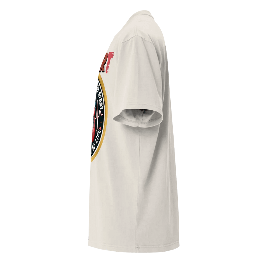 Heartbeat Emblem Oversized Tee product image (25)