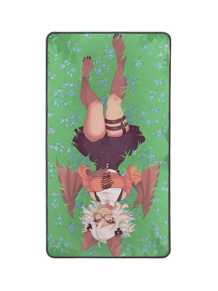 Ferra in the Meadow 12" x 22" Deskmat product image (1)
