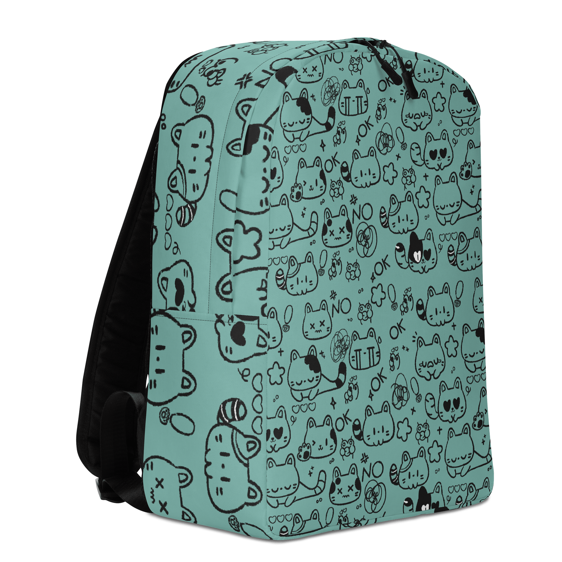 Cat Doodles - Minimalist Backpack product image (3)