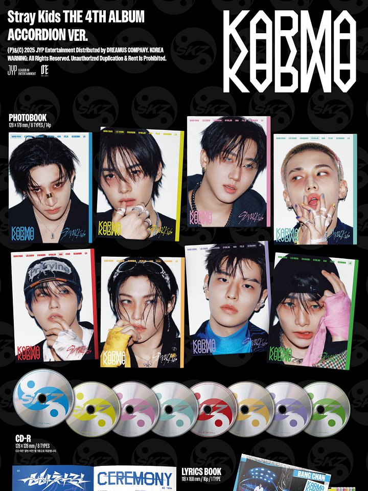 Stray Kids - KARMA [4th Album - ACCORDION Ver.] product image (1)