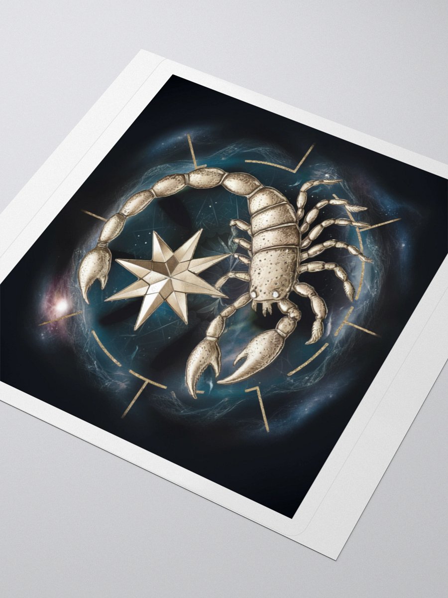 Scorpio Zodiac Sticker - Exclusive Celestial Design | TDS Music product image (9)