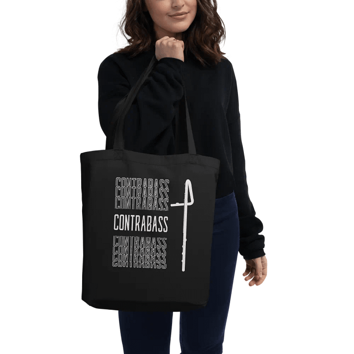 Disrupted Vibes Small Tote Bag - Contrabass product image (2)