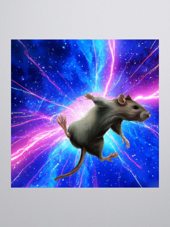 Spaced rat sticker product image (1)