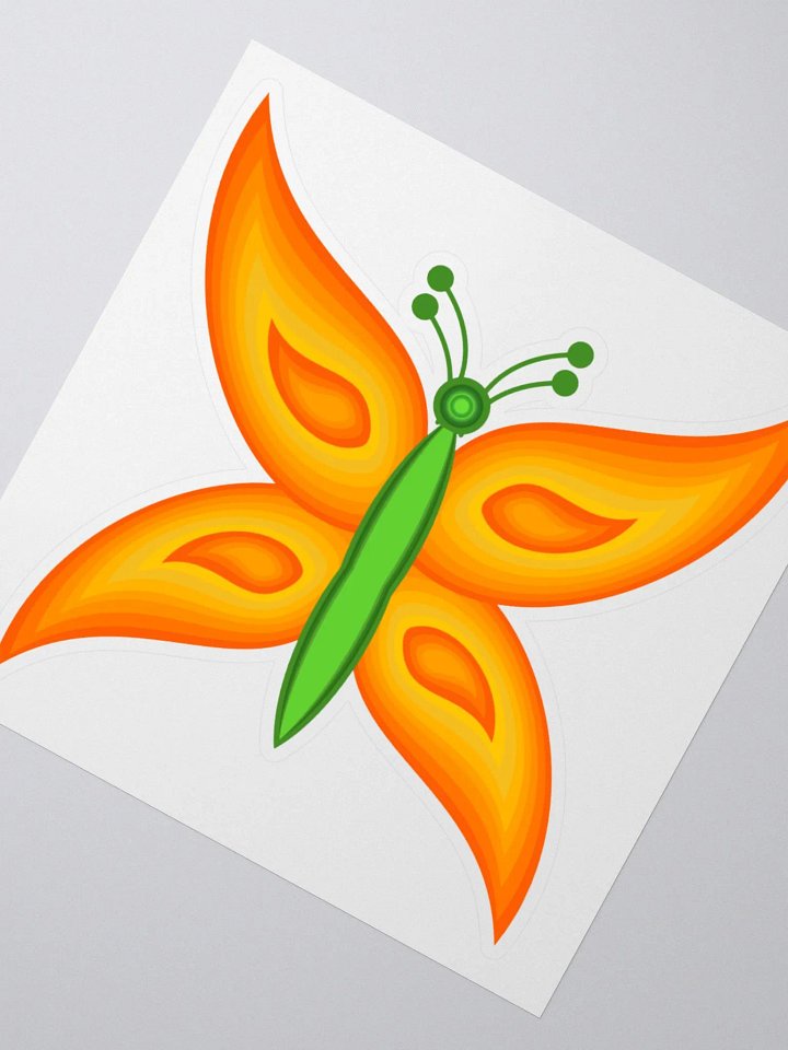 Alien Butterfly Stickers product image (4)