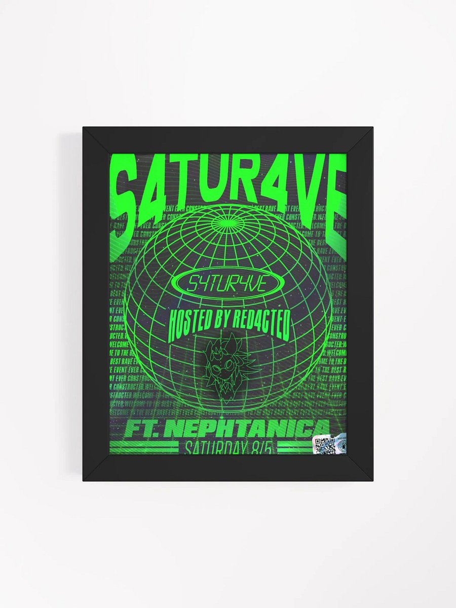 (Limited Run!!!) S4TUR4VE Year (And two month late) Anniversary Poster product image (4)