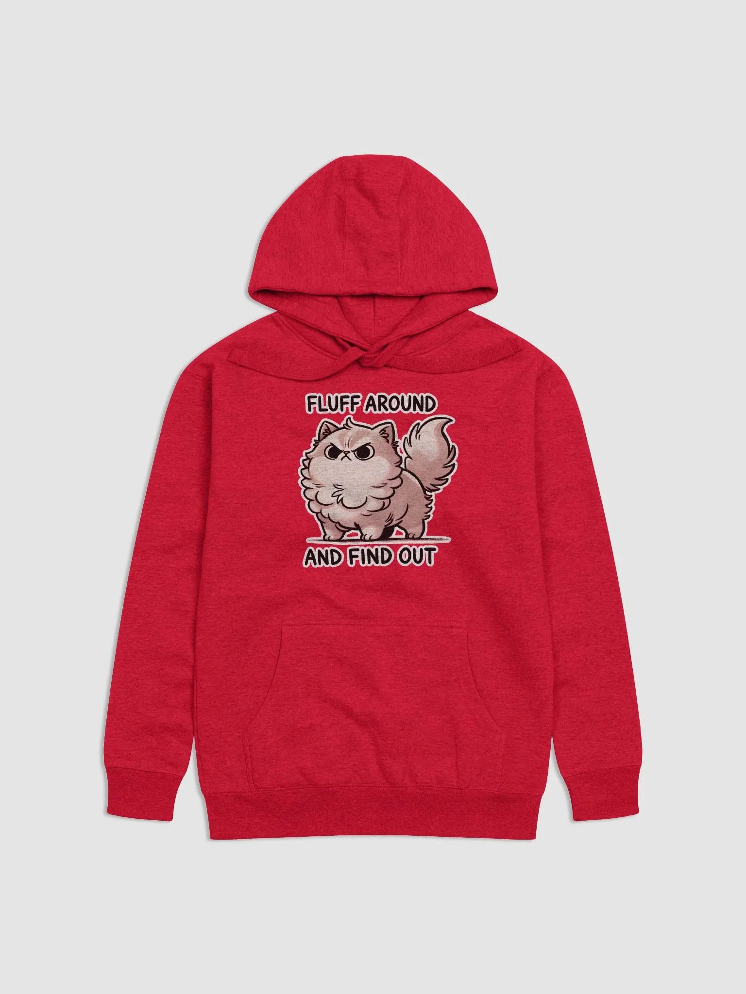 Fluff around and find out dark hoodie product image (1)