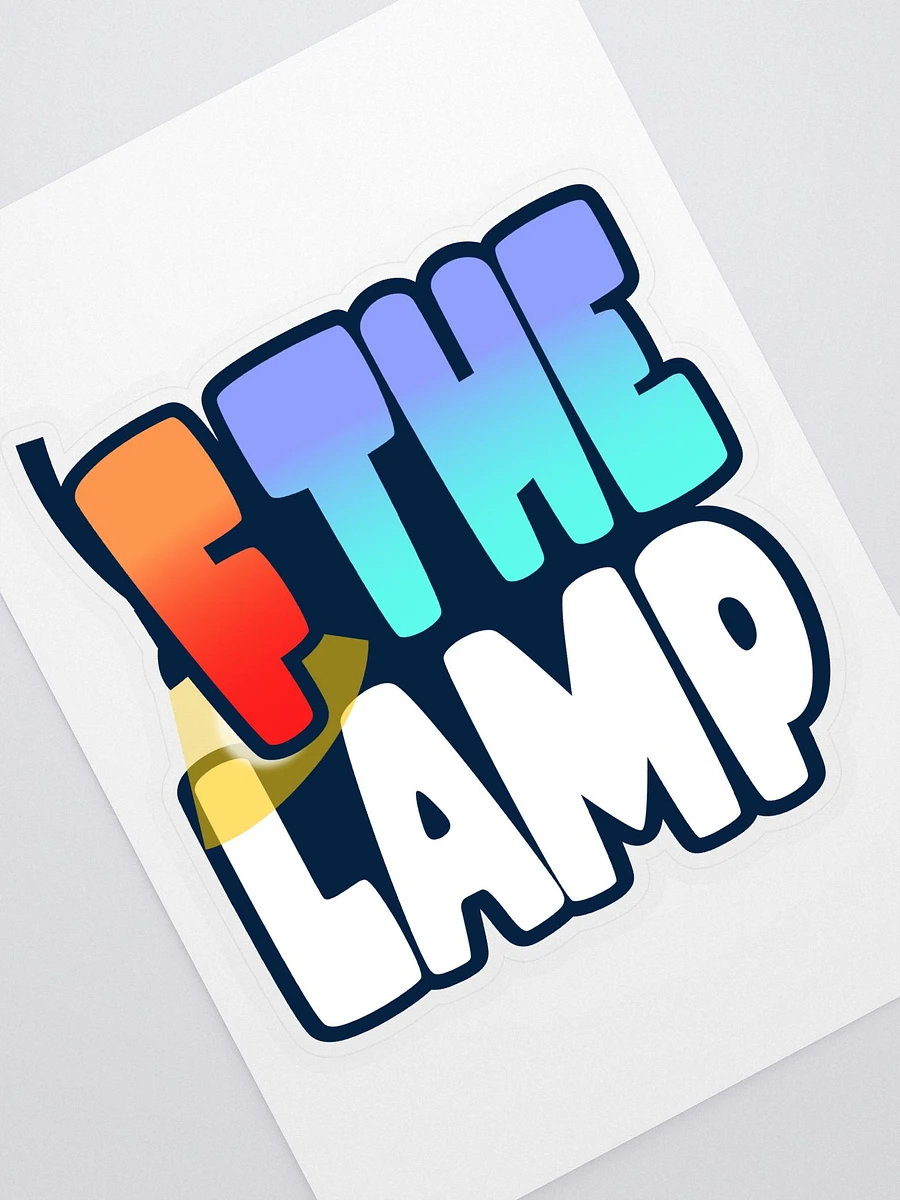 BIG ASS F THE LAMP Sticker product image (2)