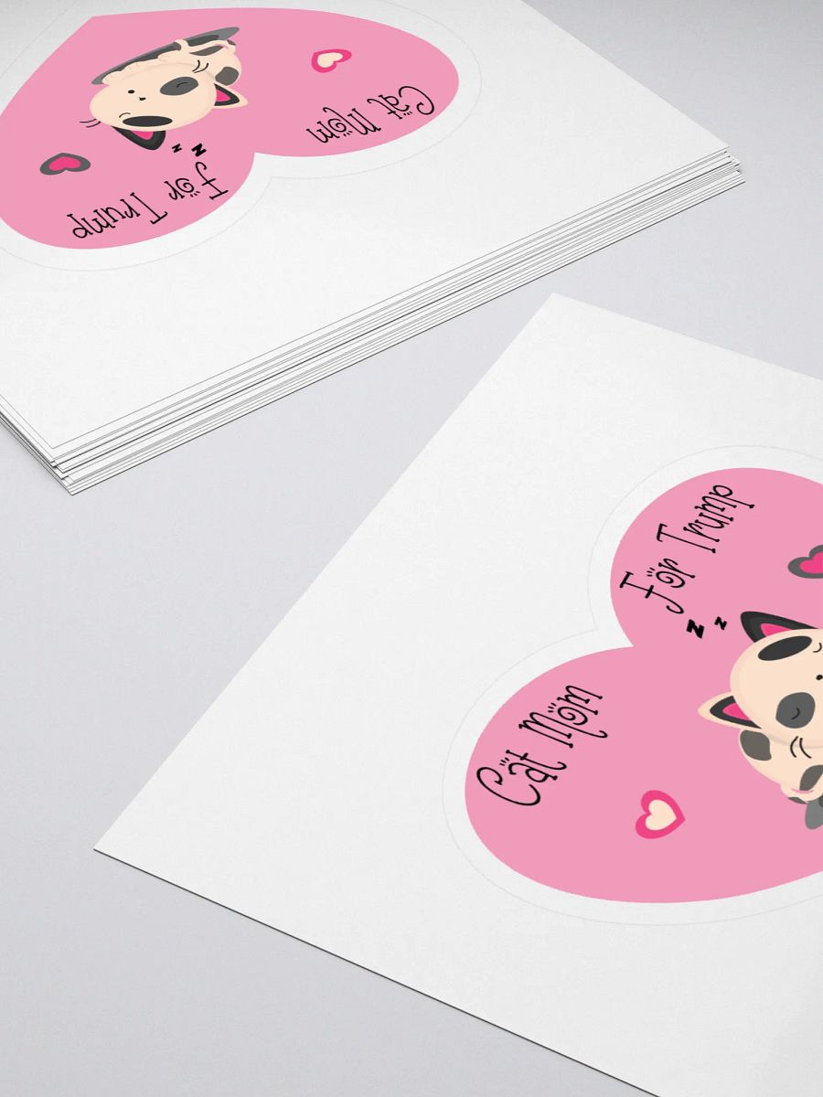 Cat Mom For Trump Sticker product image (4)