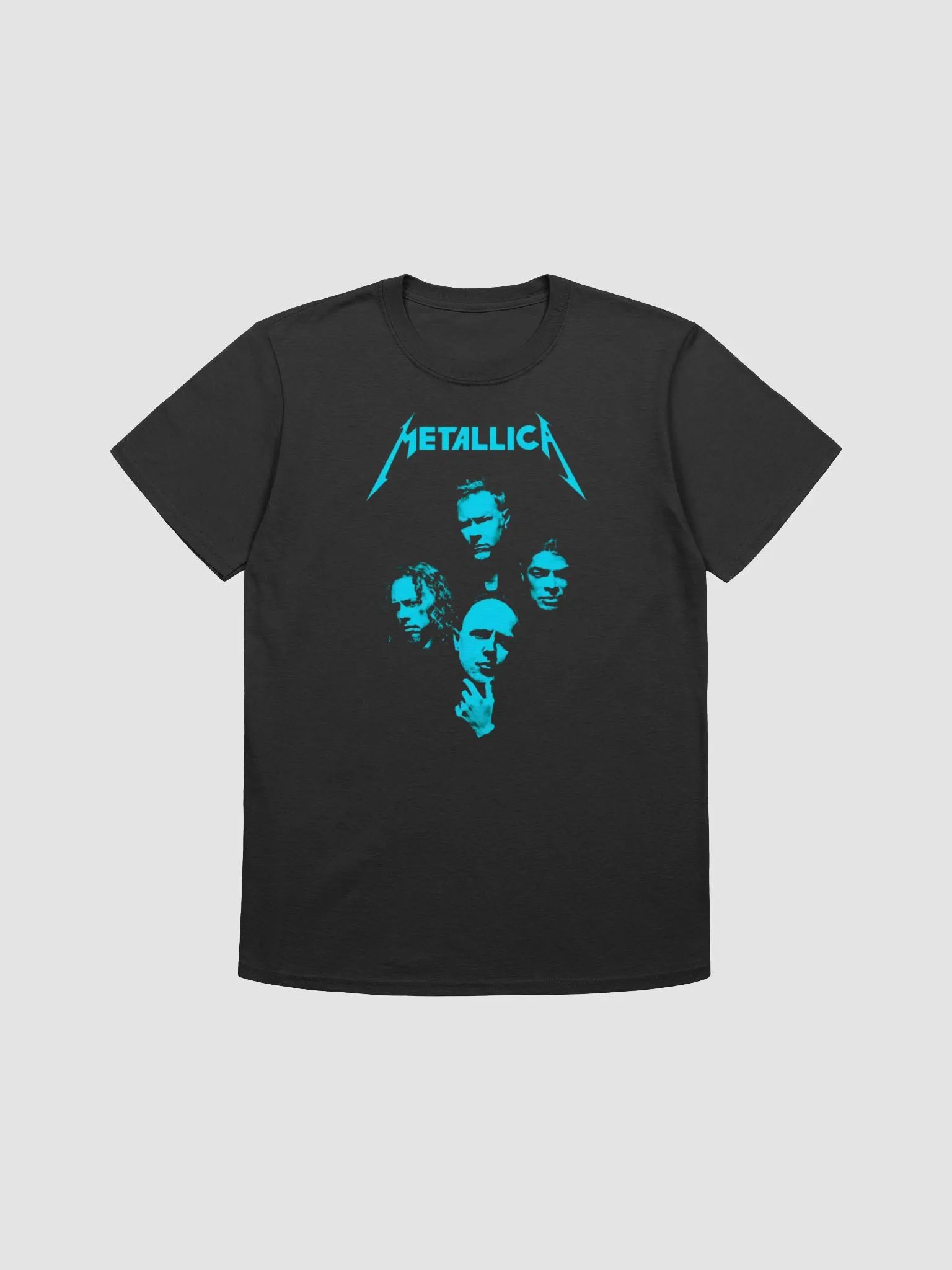 Abstract Faces Metallica T-Shirt product image (1)